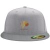 Flexfit 6210 Structured Flat Bill Fitted Hat Thumbnail