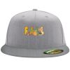Flexfit 6210 Structured Flat Bill Fitted Hat Thumbnail