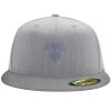 Flexfit 6210 Structured Flat Bill Fitted Hat Thumbnail