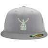 Flexfit 6210 Structured Flat Bill Fitted Hat Thumbnail
