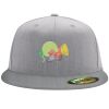 Flexfit 6210 Structured Flat Bill Fitted Hat Thumbnail