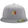 Flexfit 6210 Structured Flat Bill Fitted Hat Thumbnail