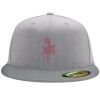 Flexfit 6210 Structured Flat Bill Fitted Hat Thumbnail