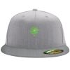 Flexfit 6210 Structured Flat Bill Fitted Hat Thumbnail