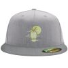 Flexfit 6210 Structured Flat Bill Fitted Hat Thumbnail