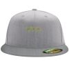 Flexfit 6210 Structured Flat Bill Fitted Hat Thumbnail