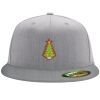 Flexfit 6210 Structured Flat Bill Fitted Hat Thumbnail