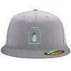 Flexfit 6210 Structured Flat Bill Fitted Hat Thumbnail