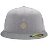 Flexfit 6210 Structured Flat Bill Fitted Hat Thumbnail