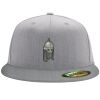 Flexfit 6210 Structured Flat Bill Fitted Hat Thumbnail