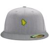 Flexfit 6210 Structured Flat Bill Fitted Hat Thumbnail