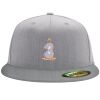Flexfit 6210 Structured Flat Bill Fitted Hat Thumbnail