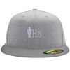 Flexfit 6210 Structured Flat Bill Fitted Hat Thumbnail