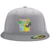Flexfit 6210 Structured Flat Bill Fitted Hat Thumbnail