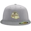 Flexfit 6210 Structured Flat Bill Fitted Hat Thumbnail