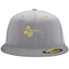 Flexfit 6210 Structured Flat Bill Fitted Hat Thumbnail