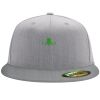 Flexfit 6210 Structured Flat Bill Fitted Hat Thumbnail