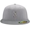 Flexfit 6210 Structured Flat Bill Fitted Hat Thumbnail