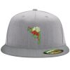 Flexfit 6210 Structured Flat Bill Fitted Hat Thumbnail