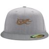 Flexfit 6210 Structured Flat Bill Fitted Hat Thumbnail