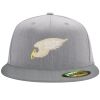 Flexfit 6210 Structured Flat Bill Fitted Hat Thumbnail