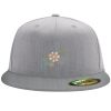 Flexfit 6210 Structured Flat Bill Fitted Hat Thumbnail