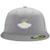 Flexfit 6210 Structured Flat Bill Fitted Hat Thumbnail
