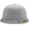 Flexfit 6210 Structured Flat Bill Fitted Hat Thumbnail