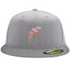 Flexfit 6210 Structured Flat Bill Fitted Hat Thumbnail