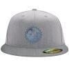 Flexfit 6210 Structured Flat Bill Fitted Hat Thumbnail