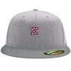 Flexfit 6210 Structured Flat Bill Fitted Hat Thumbnail