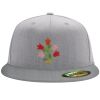 Flexfit 6210 Structured Flat Bill Fitted Hat Thumbnail