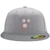 Flexfit 6210 Structured Flat Bill Fitted Hat Thumbnail