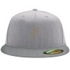 Flexfit 6210 Structured Flat Bill Fitted Hat Thumbnail