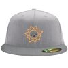 Flexfit 6210 Structured Flat Bill Fitted Hat Thumbnail