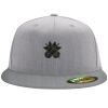 Flexfit 6210 Structured Flat Bill Fitted Hat Thumbnail