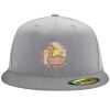 Flexfit 6210 Structured Flat Bill Fitted Hat Thumbnail