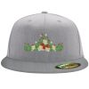 Flexfit 6210 Structured Flat Bill Fitted Hat Thumbnail
