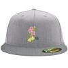 Flexfit 6210 Structured Flat Bill Fitted Hat Thumbnail
