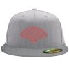 Flexfit 6210 Structured Flat Bill Fitted Hat Thumbnail