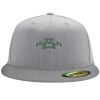 Flexfit 6210 Structured Flat Bill Fitted Hat Thumbnail