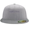 Flexfit 6210 Structured Flat Bill Fitted Hat Thumbnail