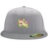 Flexfit 6210 Structured Flat Bill Fitted Hat Thumbnail