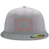 Flexfit 6210 Structured Flat Bill Fitted Hat Thumbnail