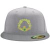 Flexfit 6210 Structured Flat Bill Fitted Hat Thumbnail
