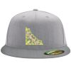 Flexfit 6210 Structured Flat Bill Fitted Hat Thumbnail
