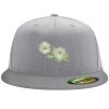 Flexfit 6210 Structured Flat Bill Fitted Hat Thumbnail