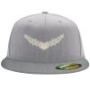 Flexfit 6210 Structured Flat Bill Fitted Hat Thumbnail