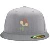 Flexfit 6210 Structured Flat Bill Fitted Hat Thumbnail