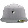 Flexfit 6210 Structured Flat Bill Fitted Hat Thumbnail